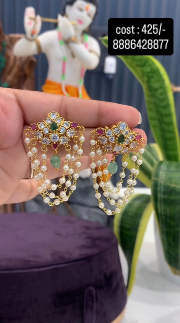 Beautiful customised earrings