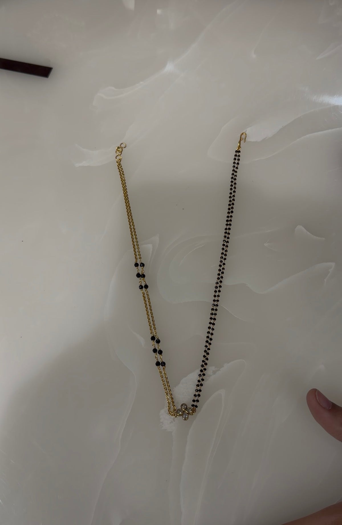 Beautiful handmade customised blackbeads 16inchs