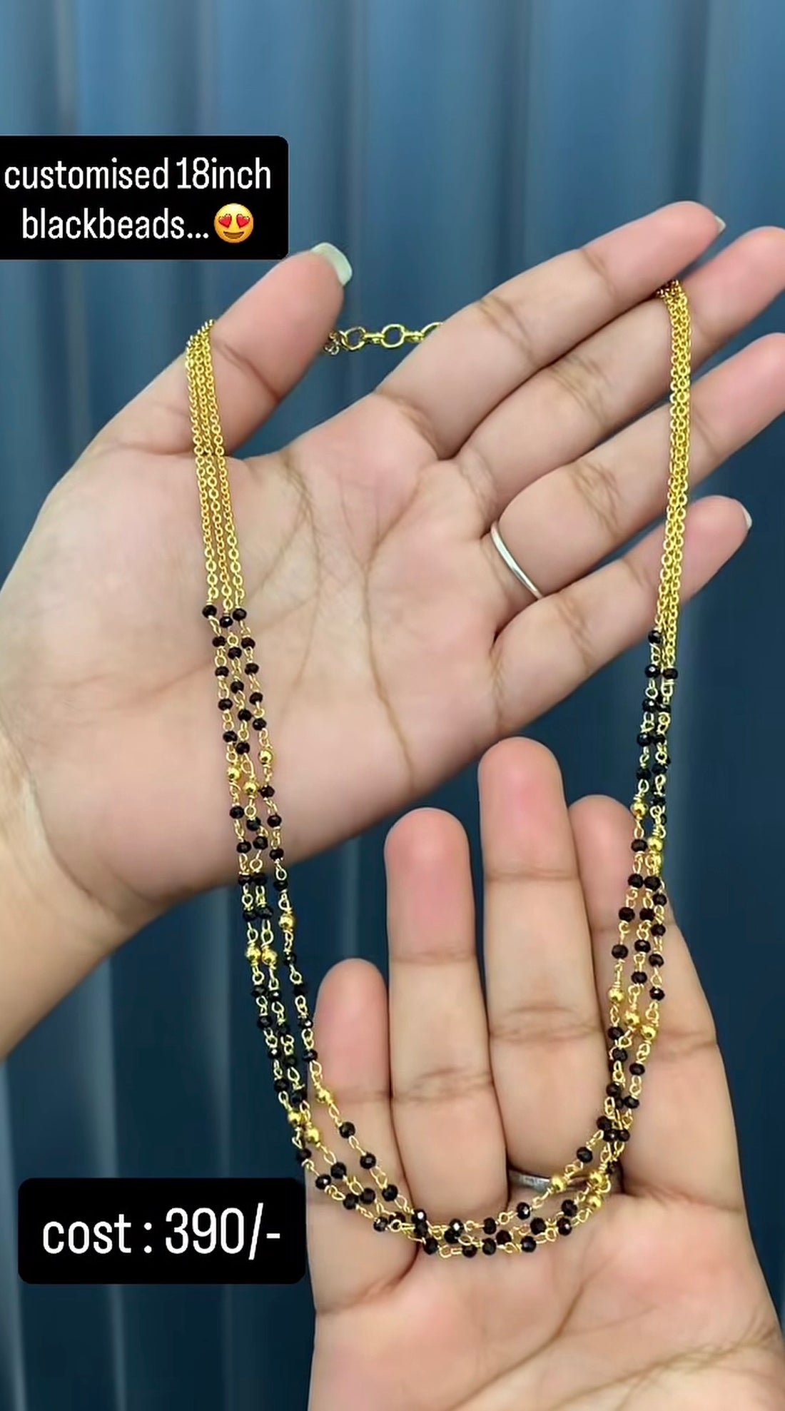 Beautiful customised blackbeads