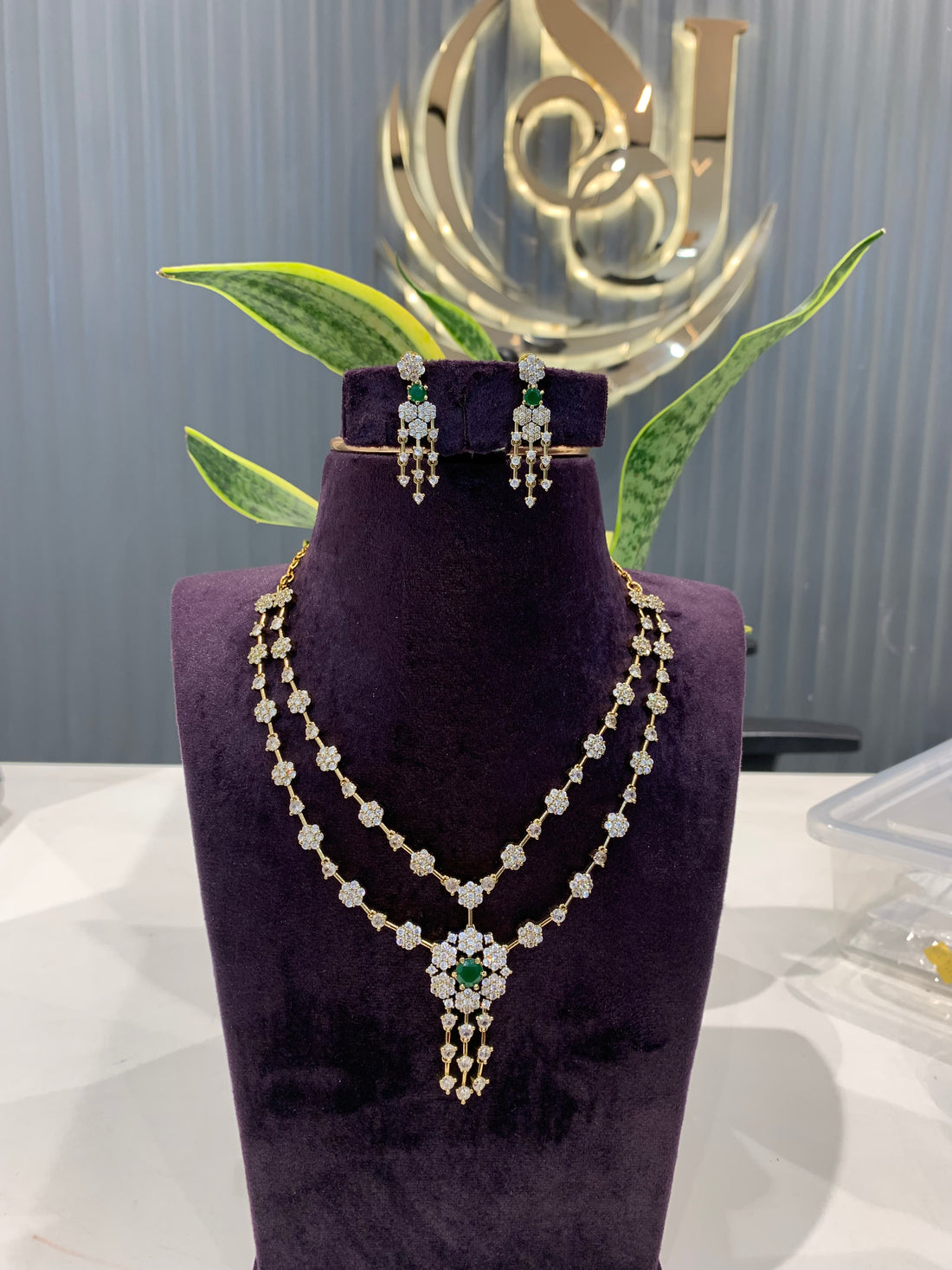 Beautiful double step necklace