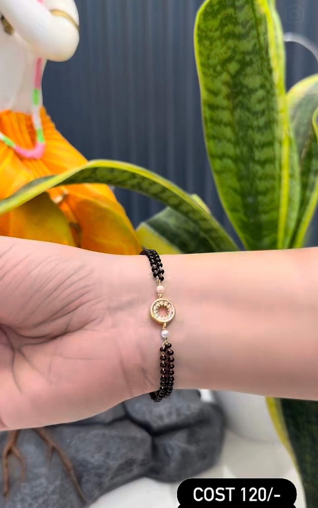 Beautiful blackbeads bracelet free size
