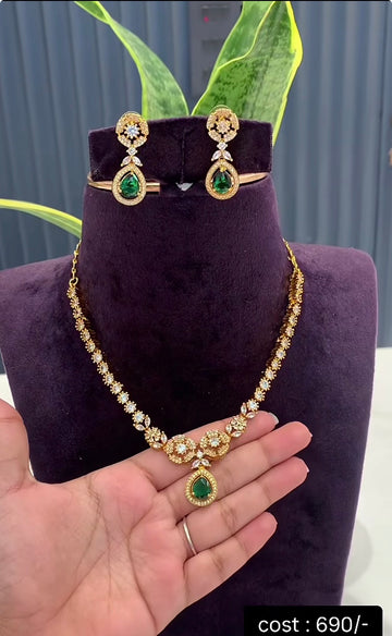 Beautiful Diamond Replica Neckset