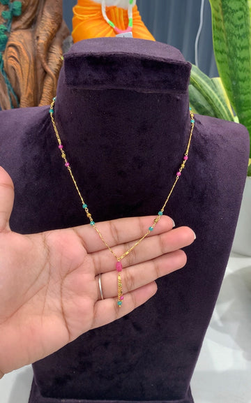 Beautiful Customised Handmade Simple Chain (18inches)