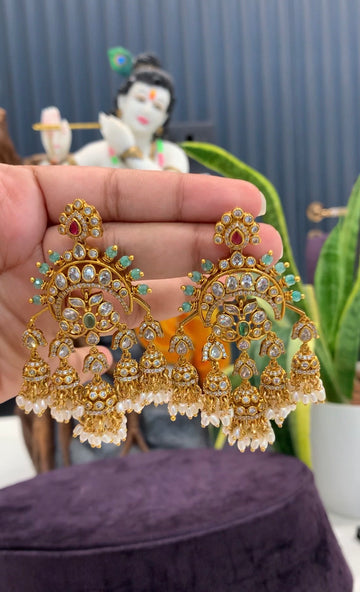 Beautiful customised chandbali Earrings