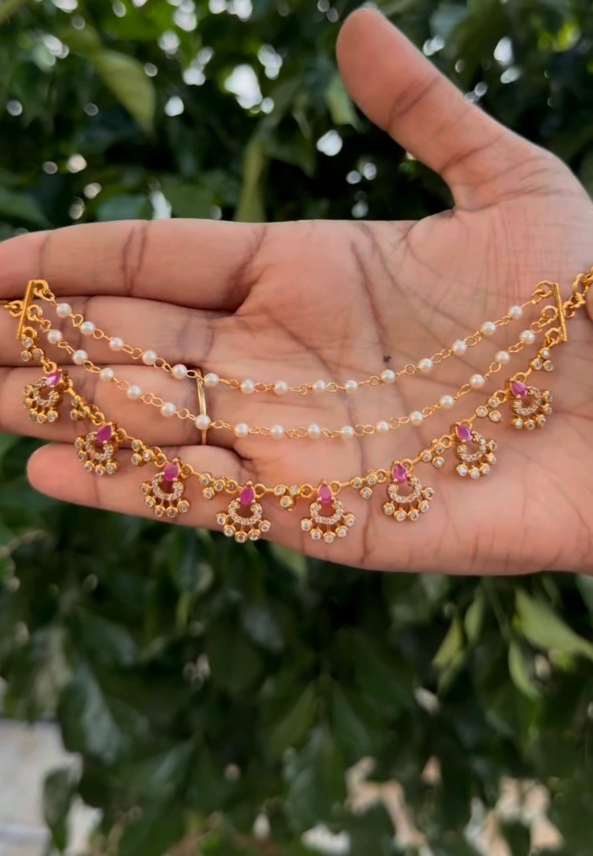 Beautiful ruby champaswaralu