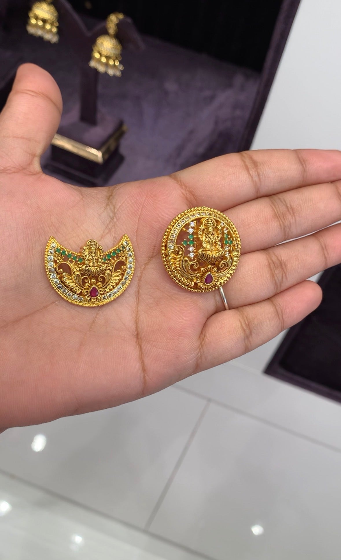 Beautiful sun moon hair accessories