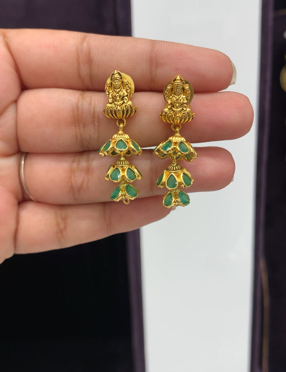 Beautiful stylish earrings