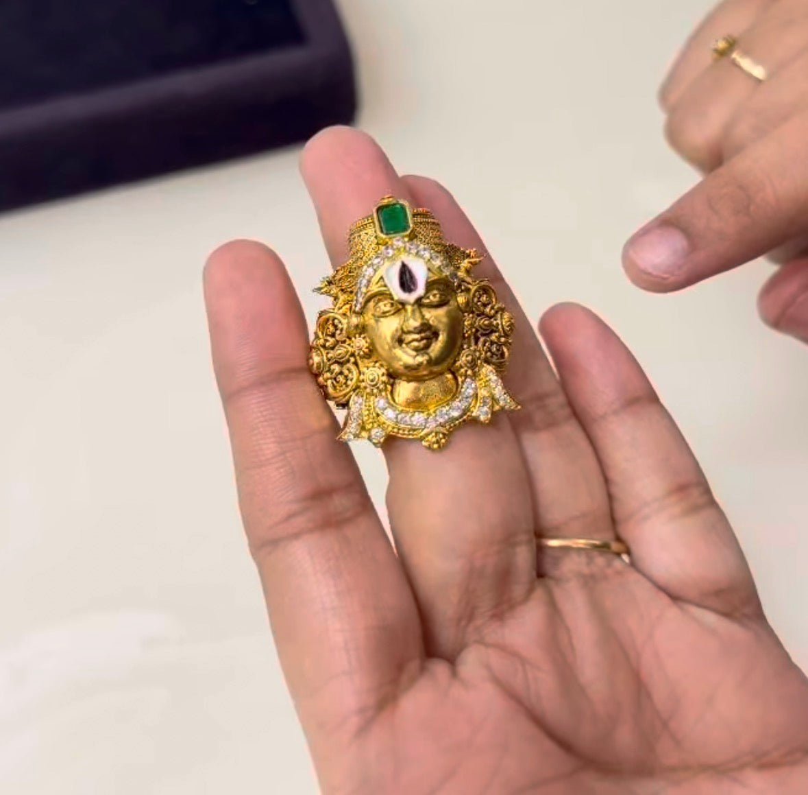 Beautiful Lord Balaji Hand ring