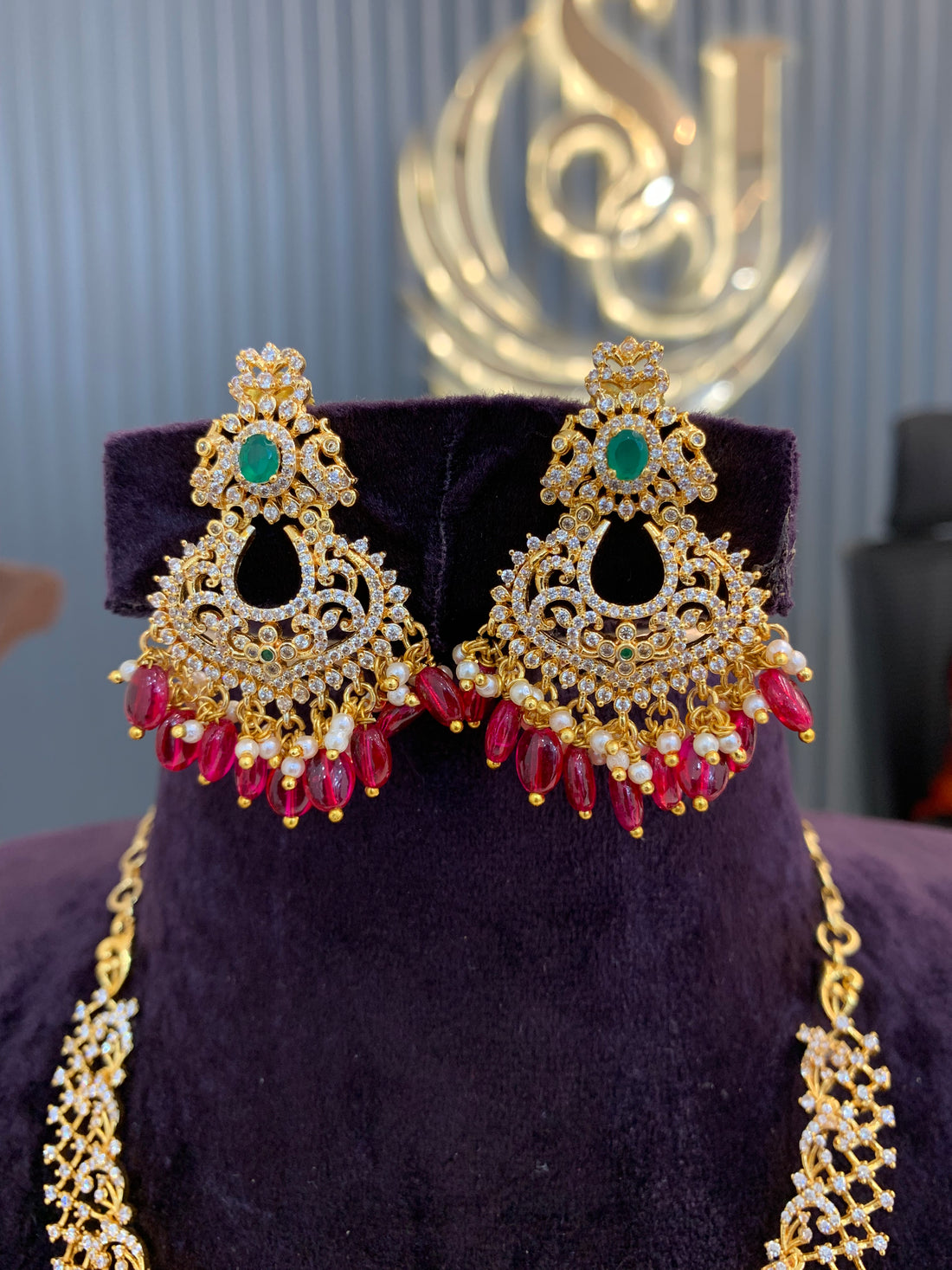 Beautiful Kanti pattern neckset