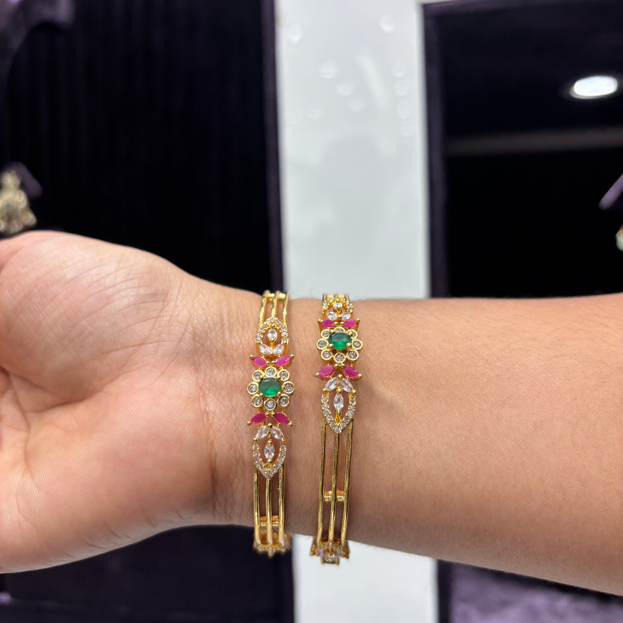 Cz Multi Stone bangles