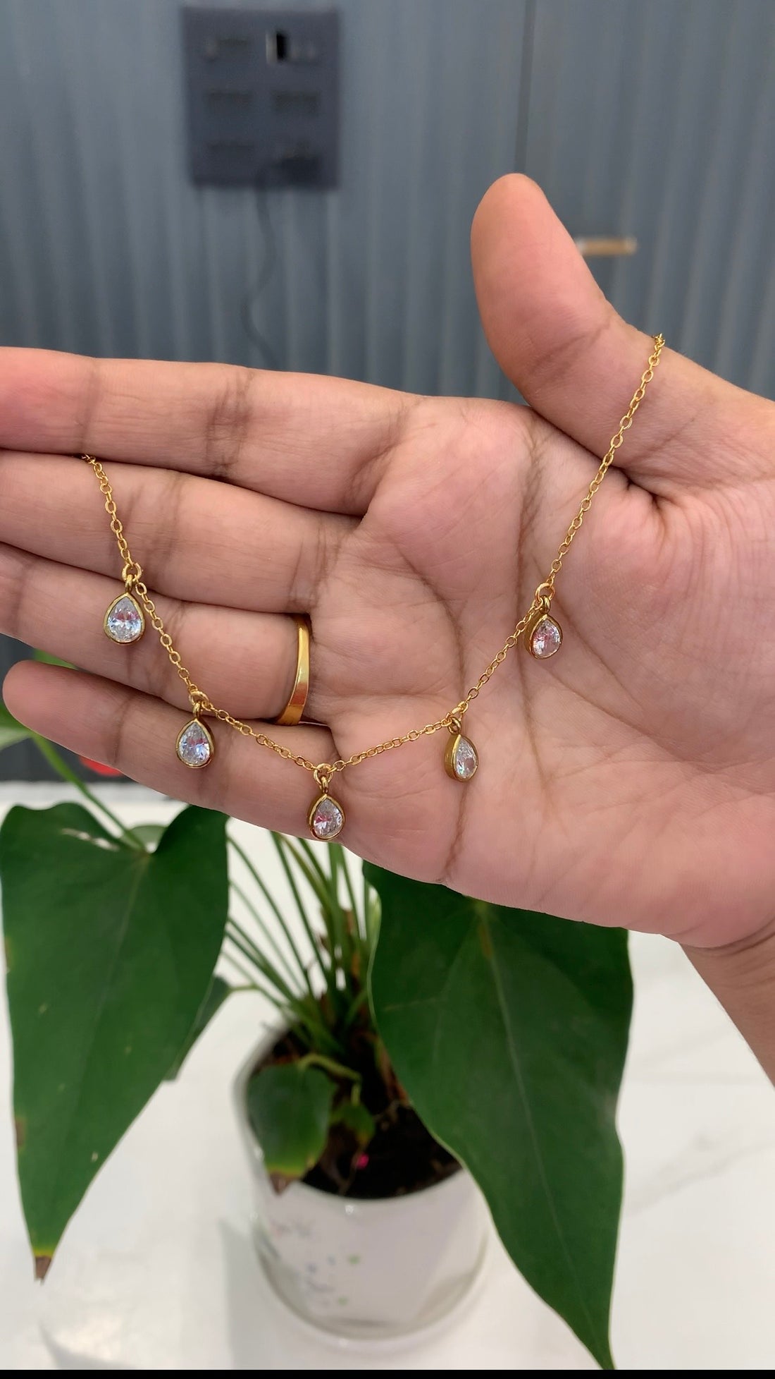 Beautiful Drop locket Chain
