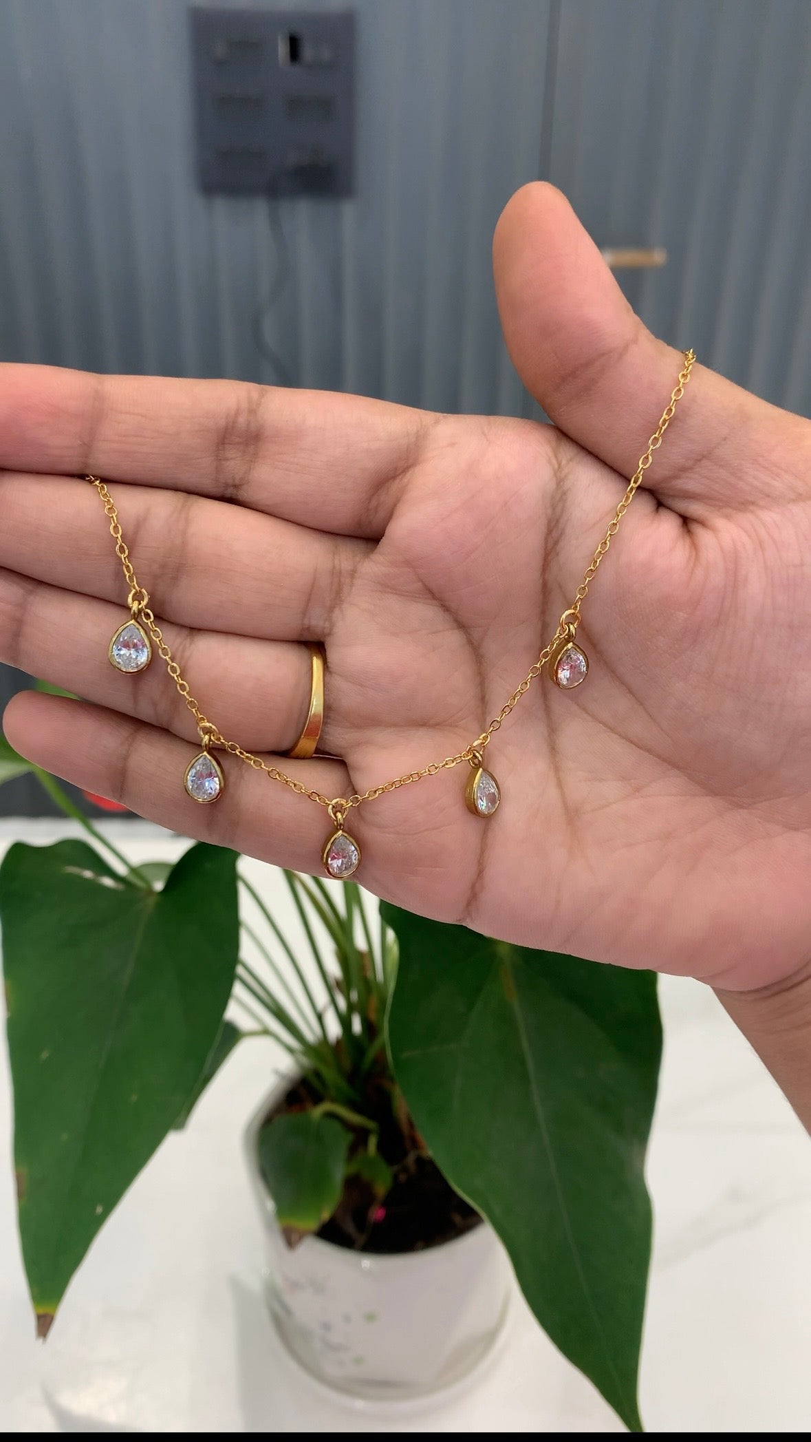 Beautiful Drop locket Chain