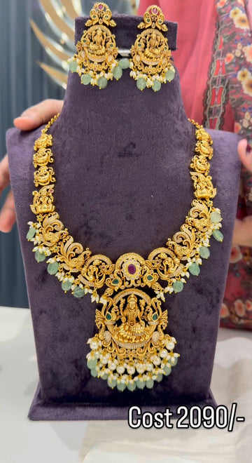 Beautiful customised nakshi necklace