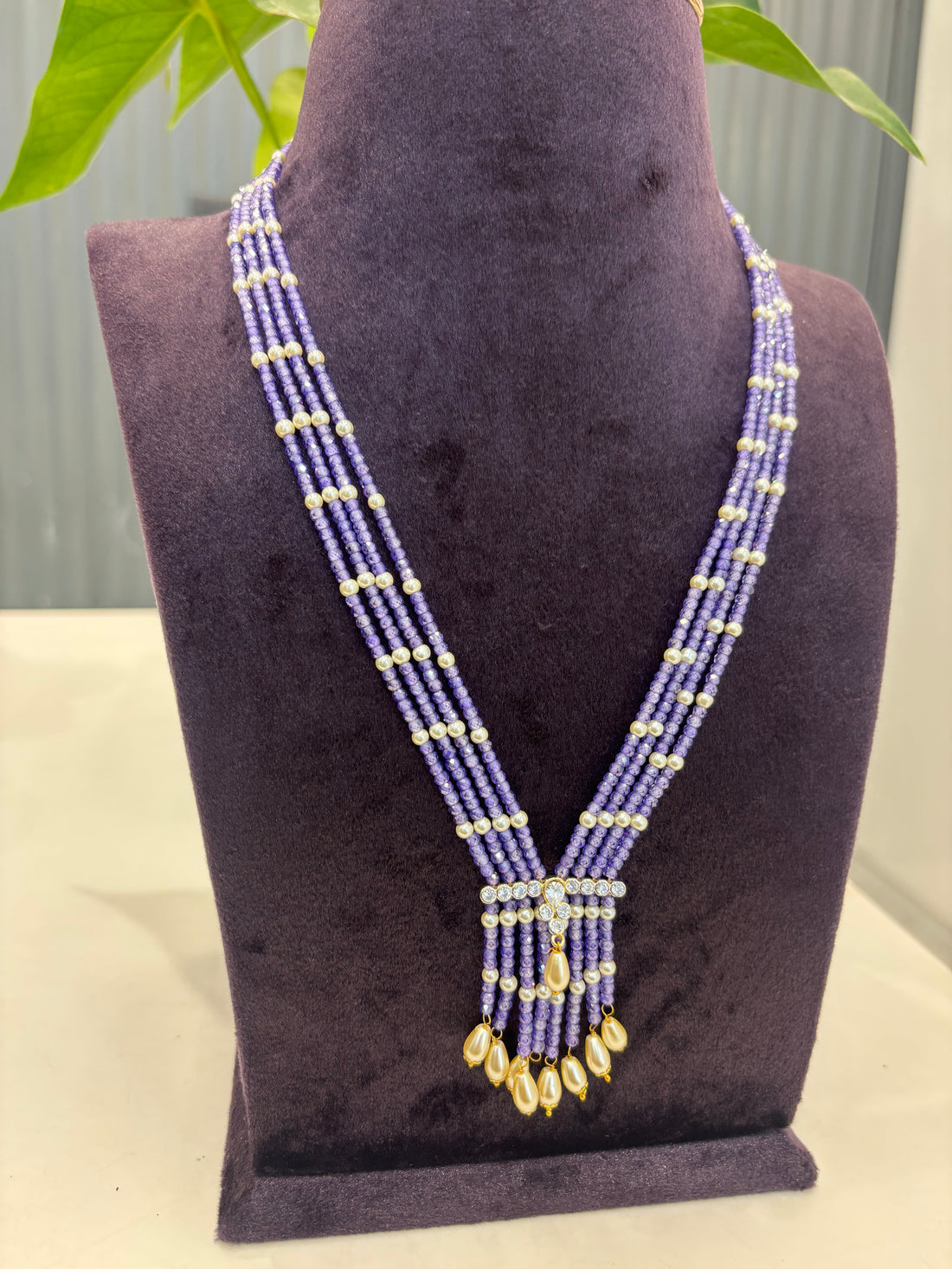 Beautiful nd trending beads set with premium cz crystals
