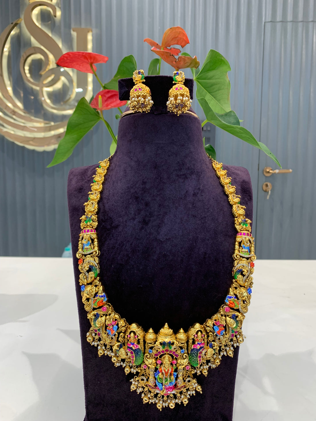 Beautiful meenakari haram