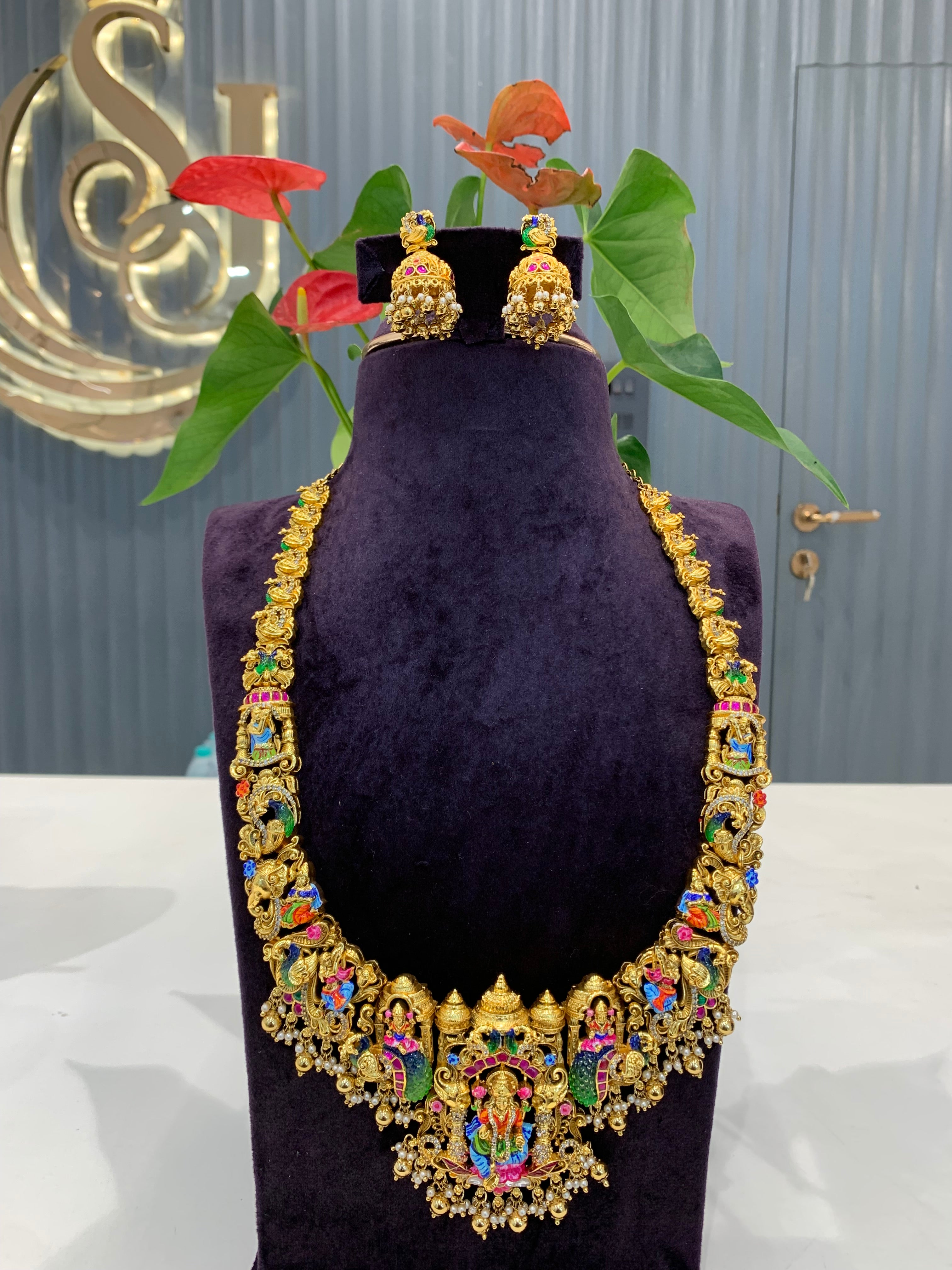 Beautiful meenakari haram