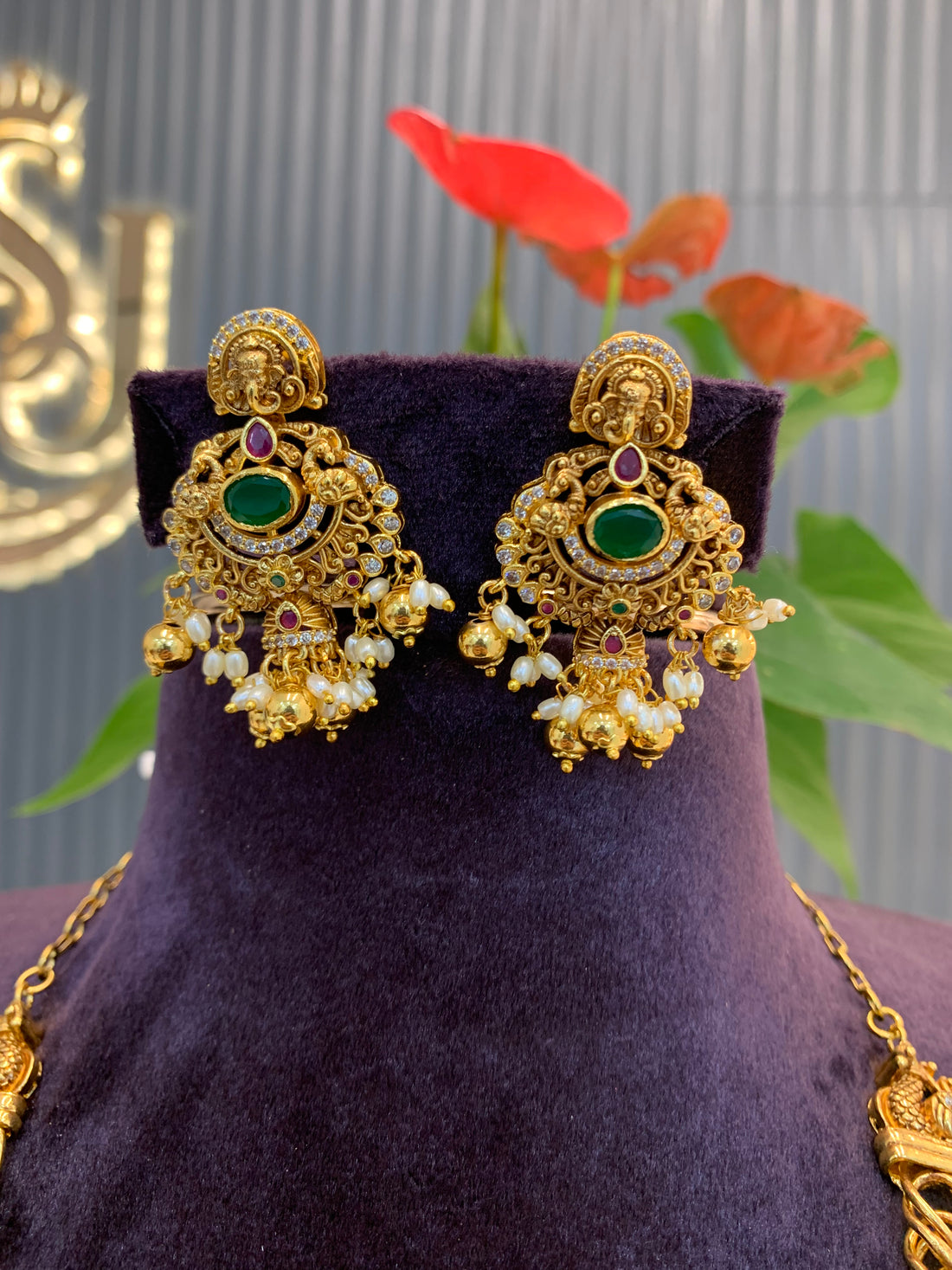 Beautiful Jilebi Necklace/Mini Haram