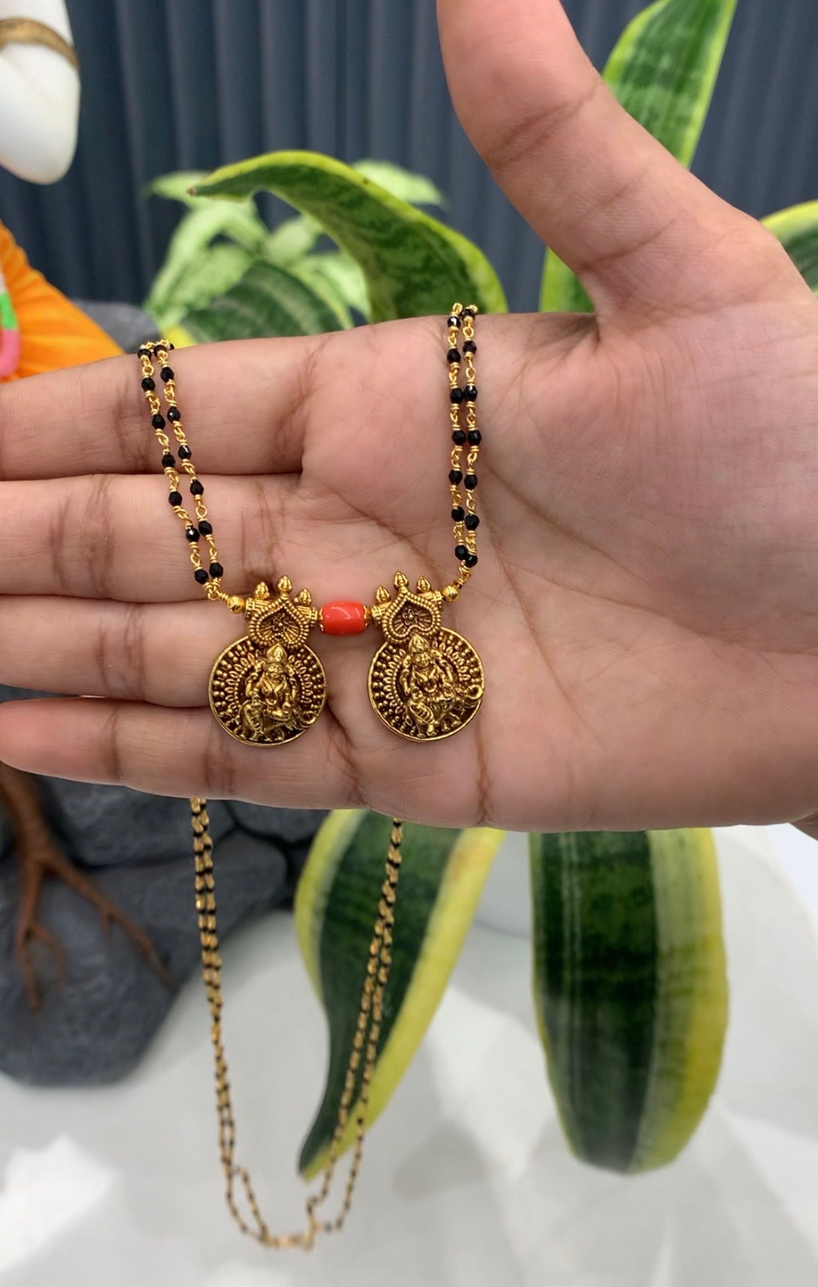 Traditional 2 line thali chain 24inchs