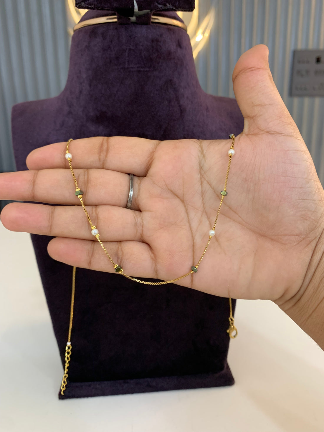 Beautiful trendy fancy chain