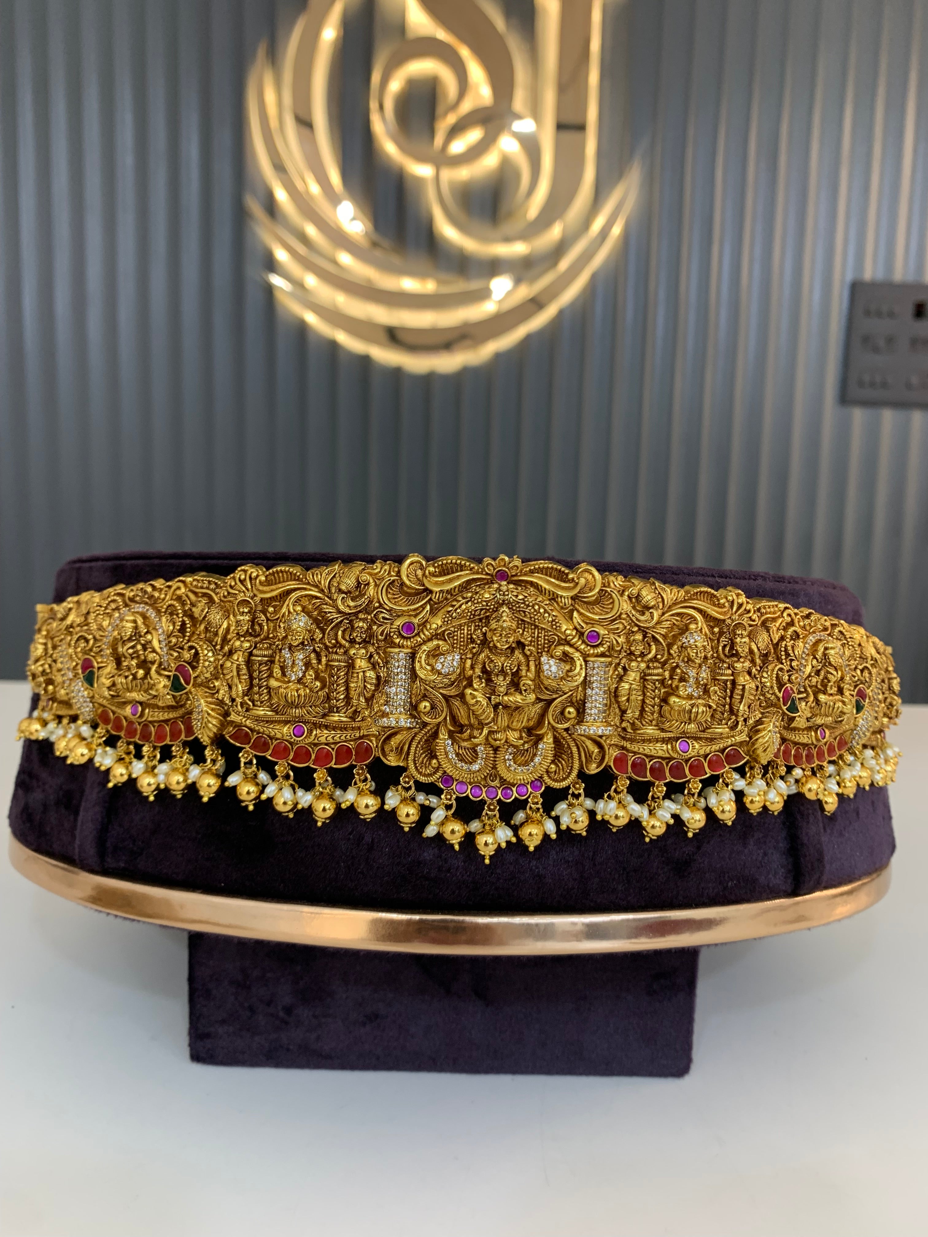 Beautiful Nakshi 3D belt vaddanam