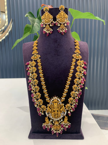 Beautiful 2 layer Nakshi Long haram