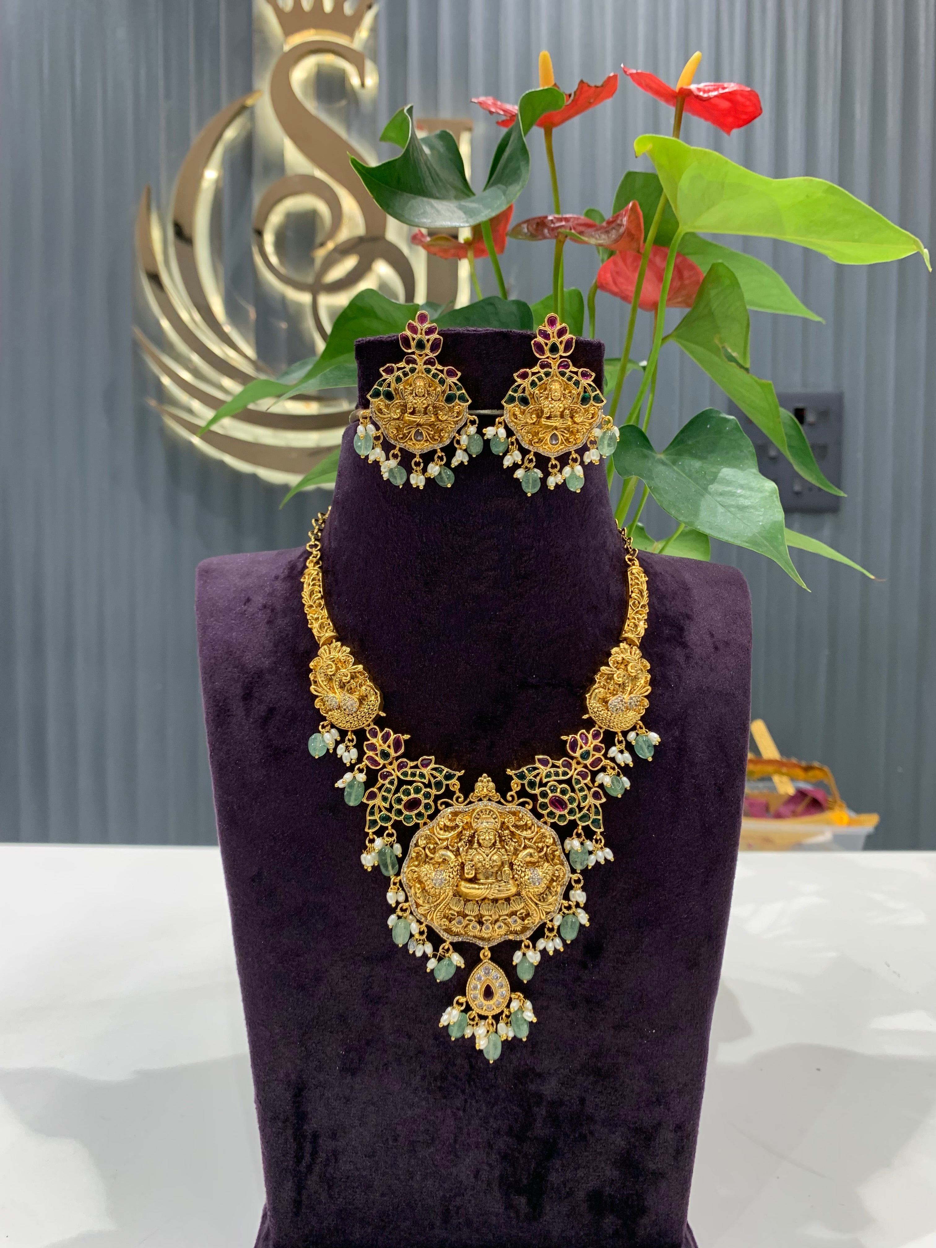 Beautiful nakshi necklace