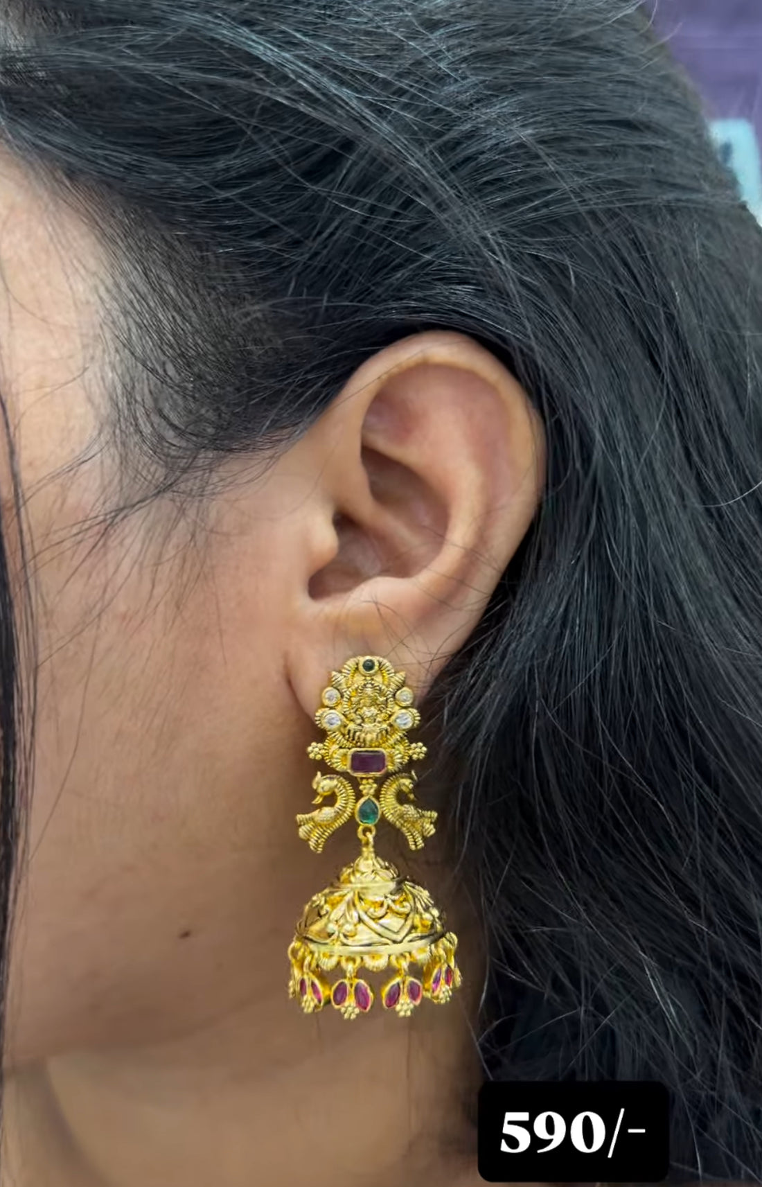 Beautiful nakshi jumkies