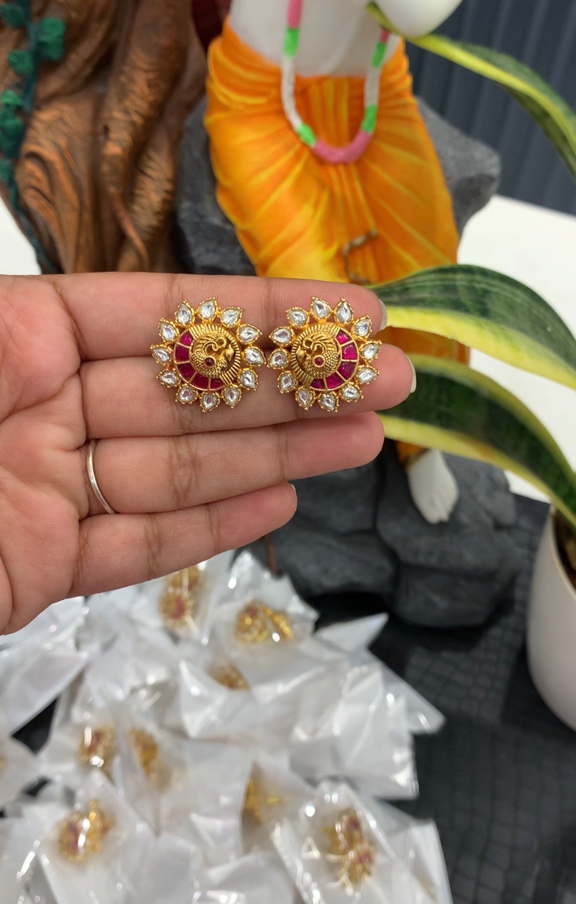 Beautiful jadav studs