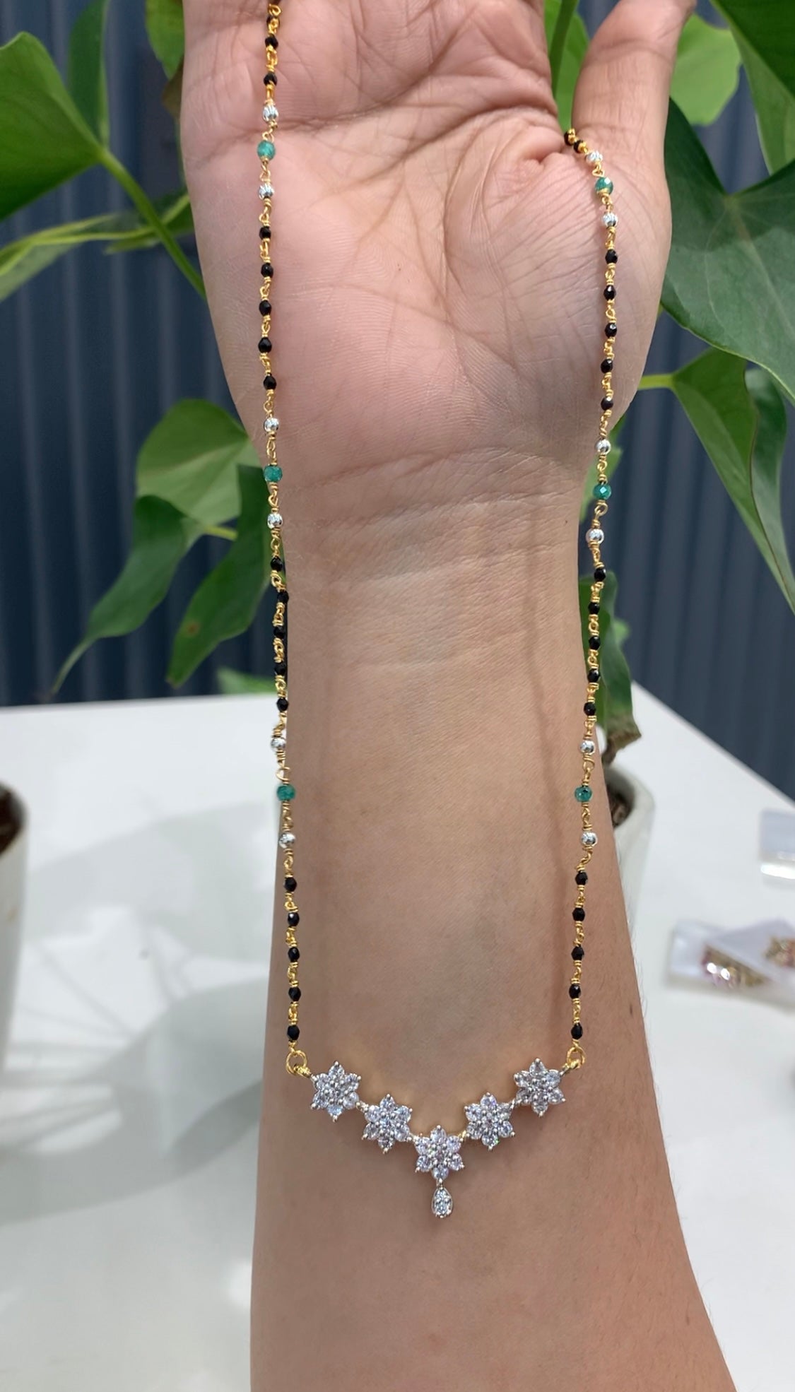 Beautiful black beads