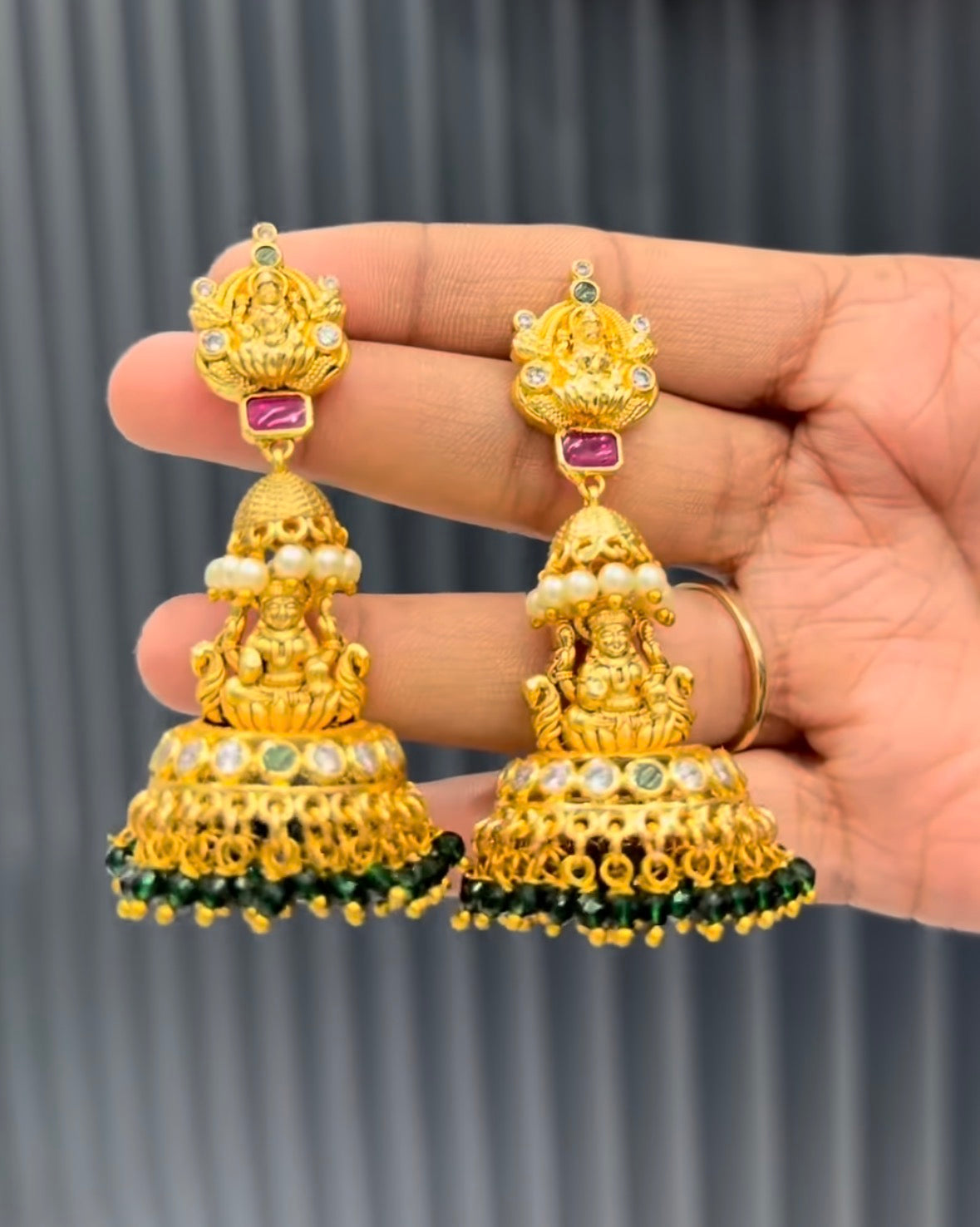 Beautiful Nakshi Jumkies