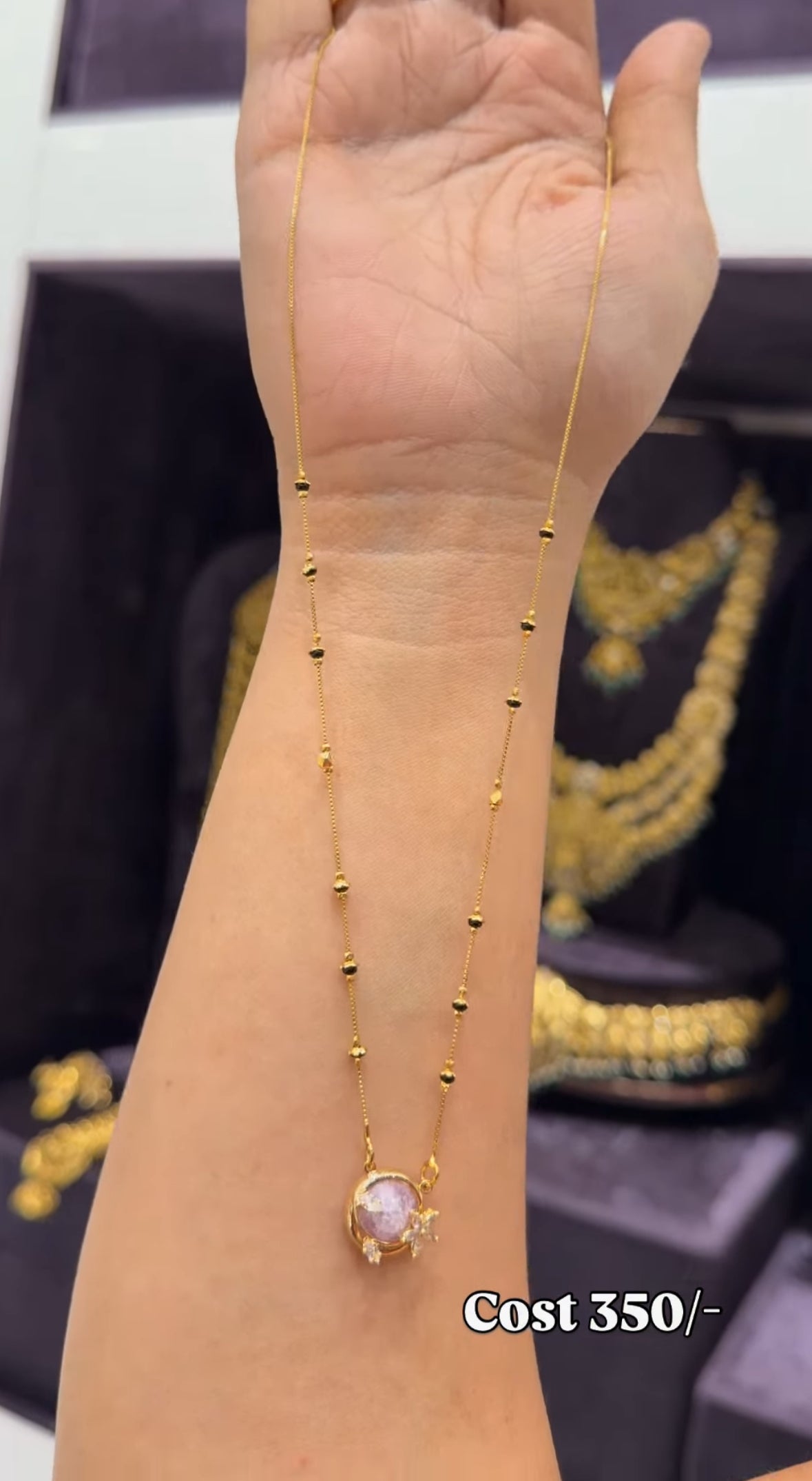 Beautiful simple matalic chain