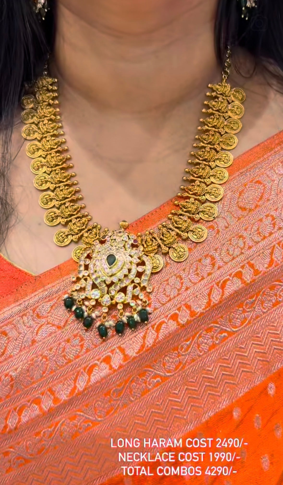 Beautiful nakshi necklace