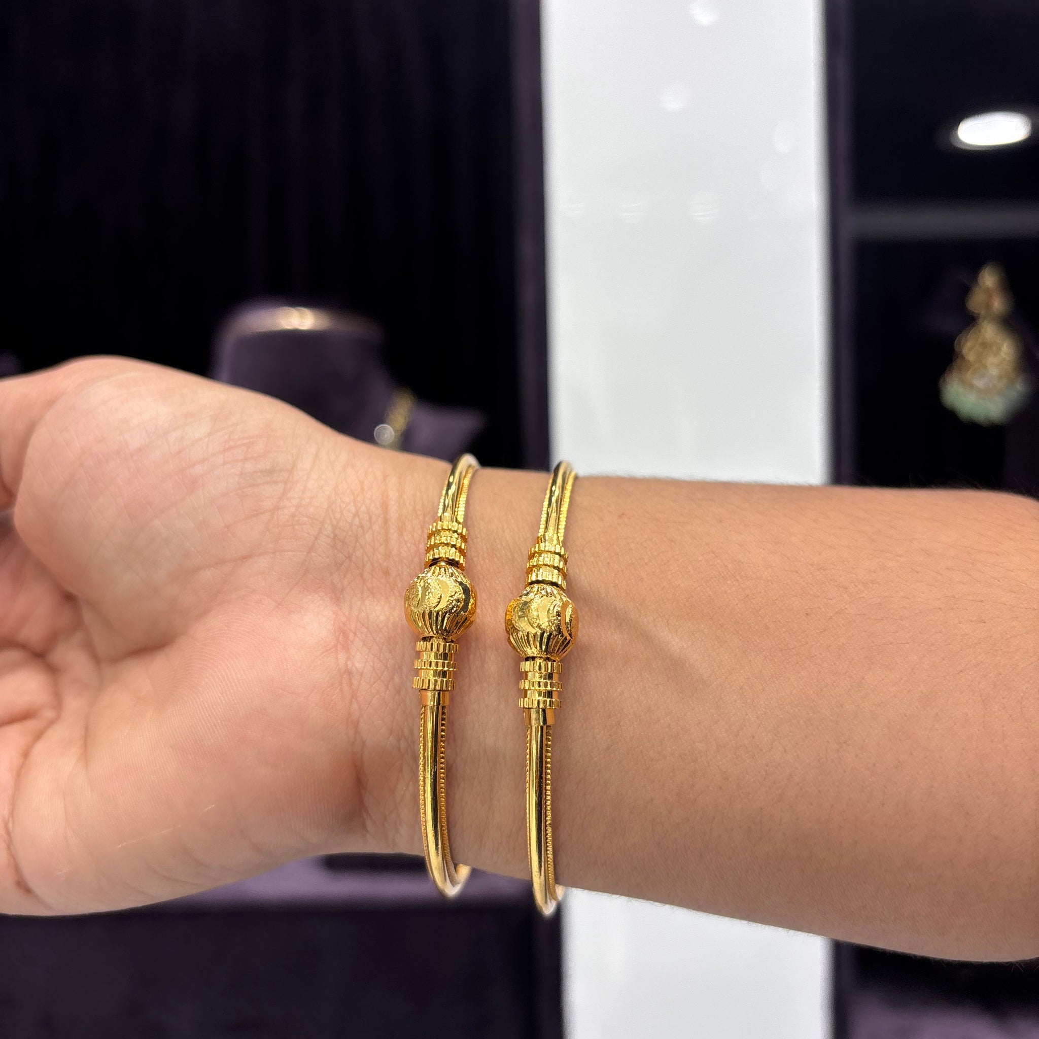 Microplated Gold Bangles