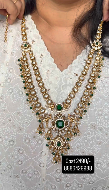 Beautiful kundhan style haram