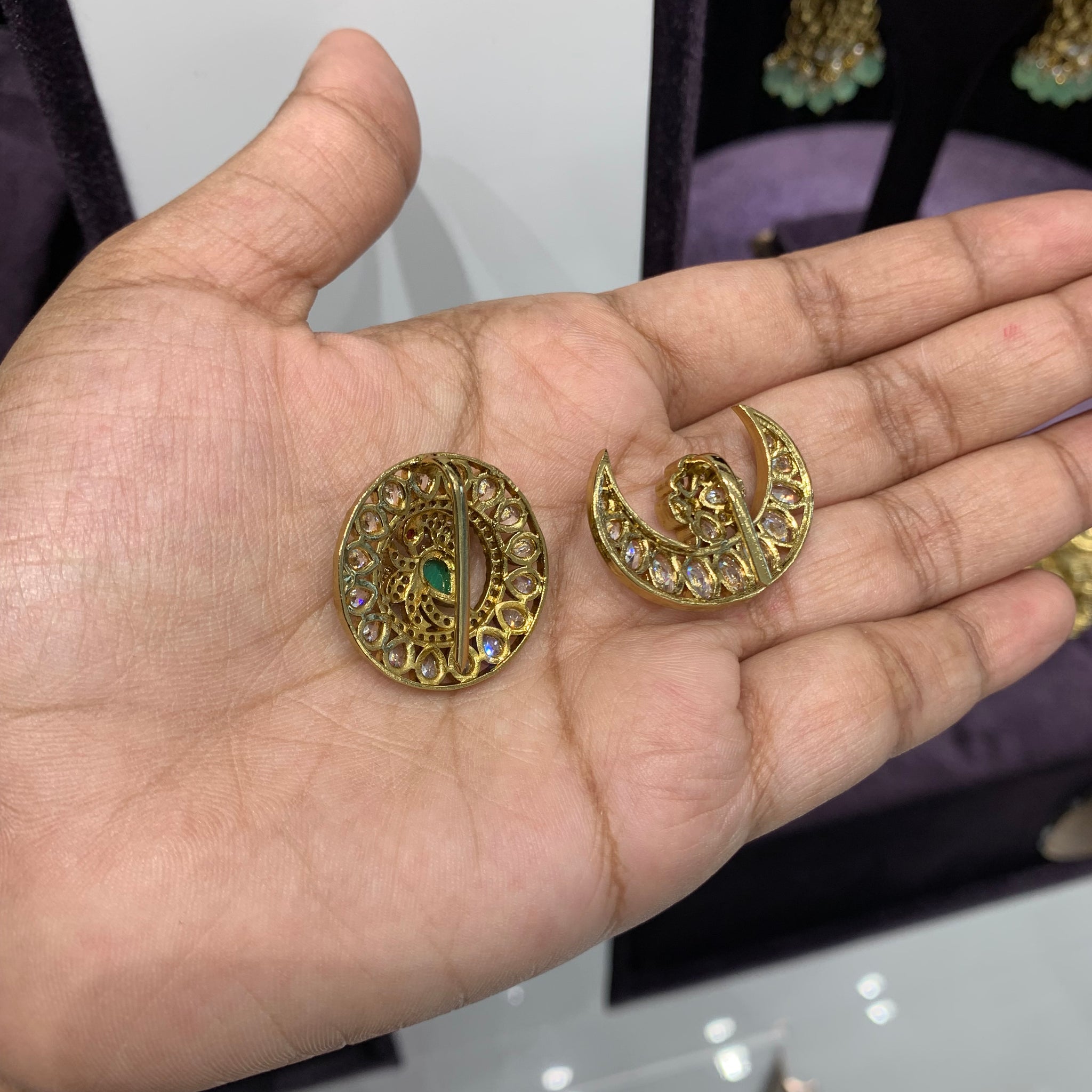 Beautiful Sun and Moon Hair pins