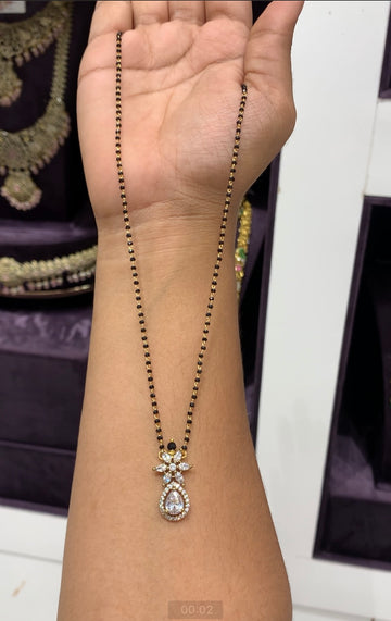 Beautiful locket with black beads