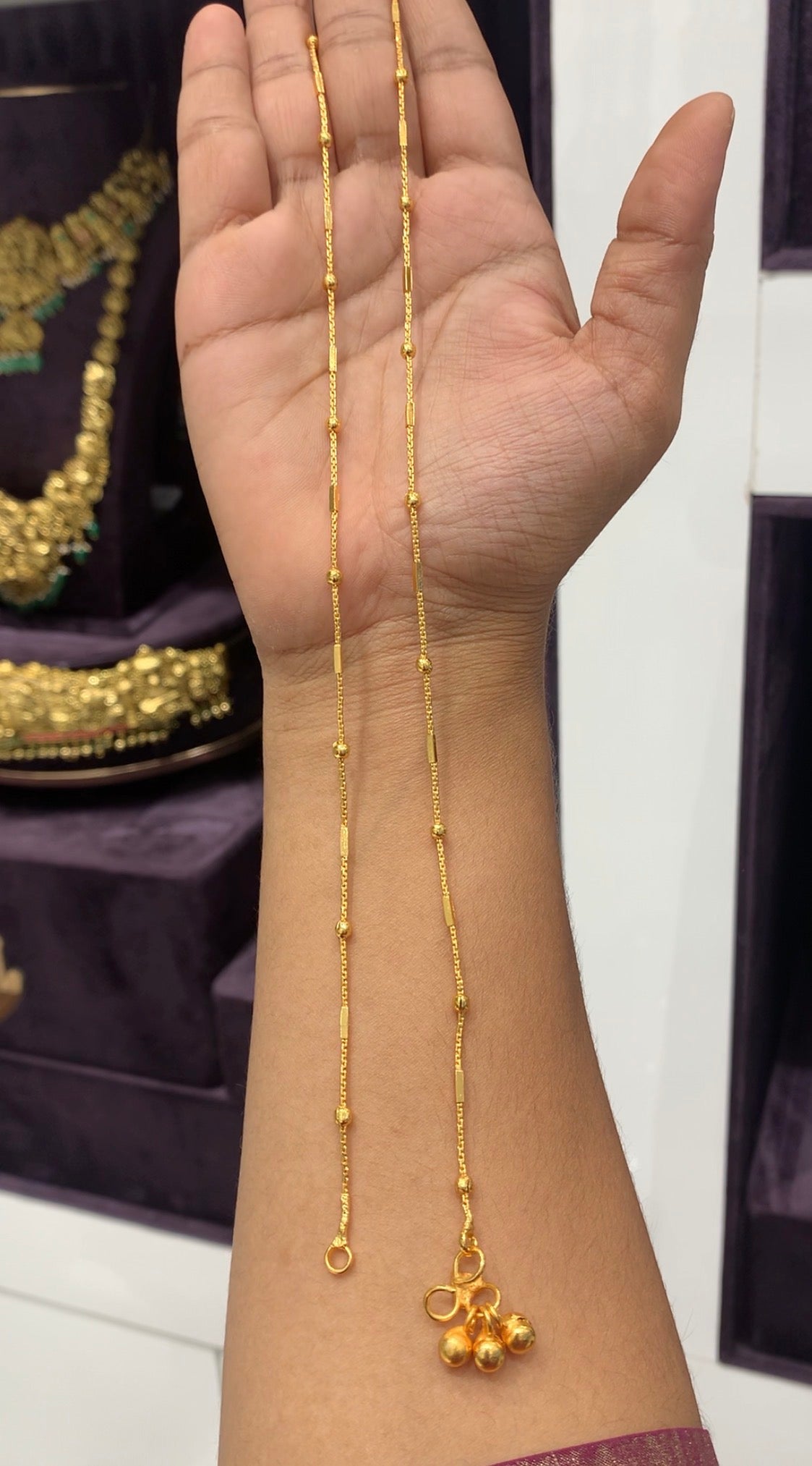 Beautiful anklets