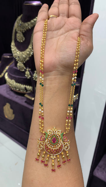 Beautiful Multi Stone Chain