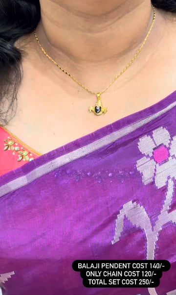 Beautiful Balaji Pendent With Pencil Chain