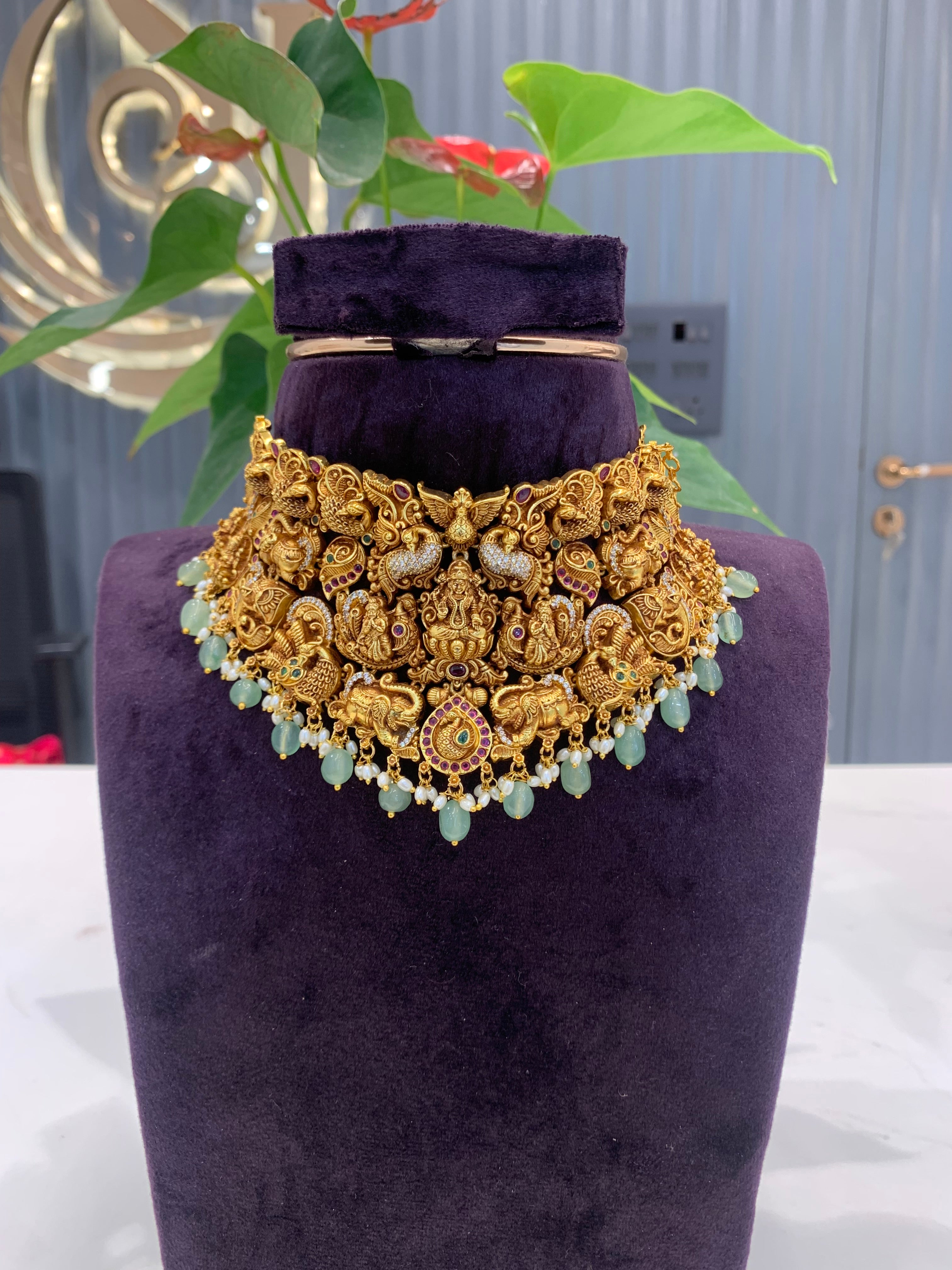 Beautiful nakshi 3D heavy  chocker set