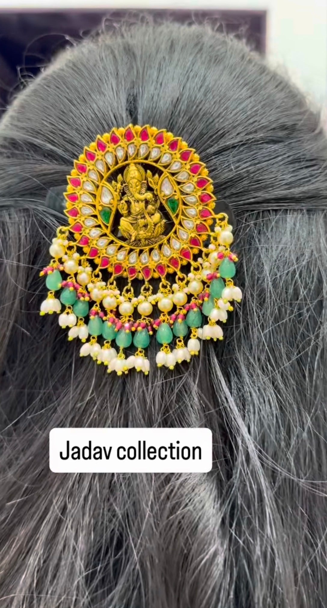 Beautiful Jadav Ganesh Locket