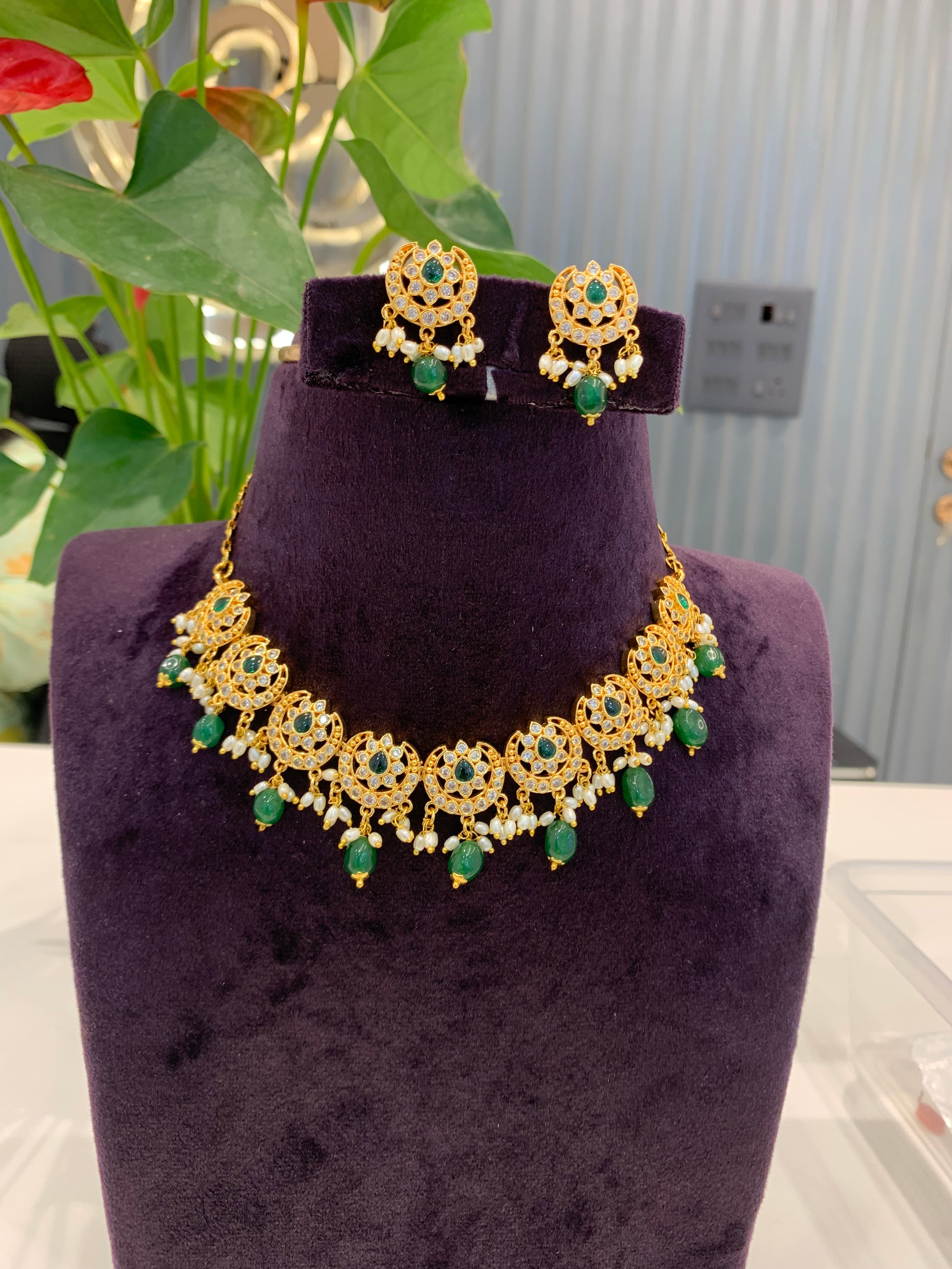 Beautiful cz necklace