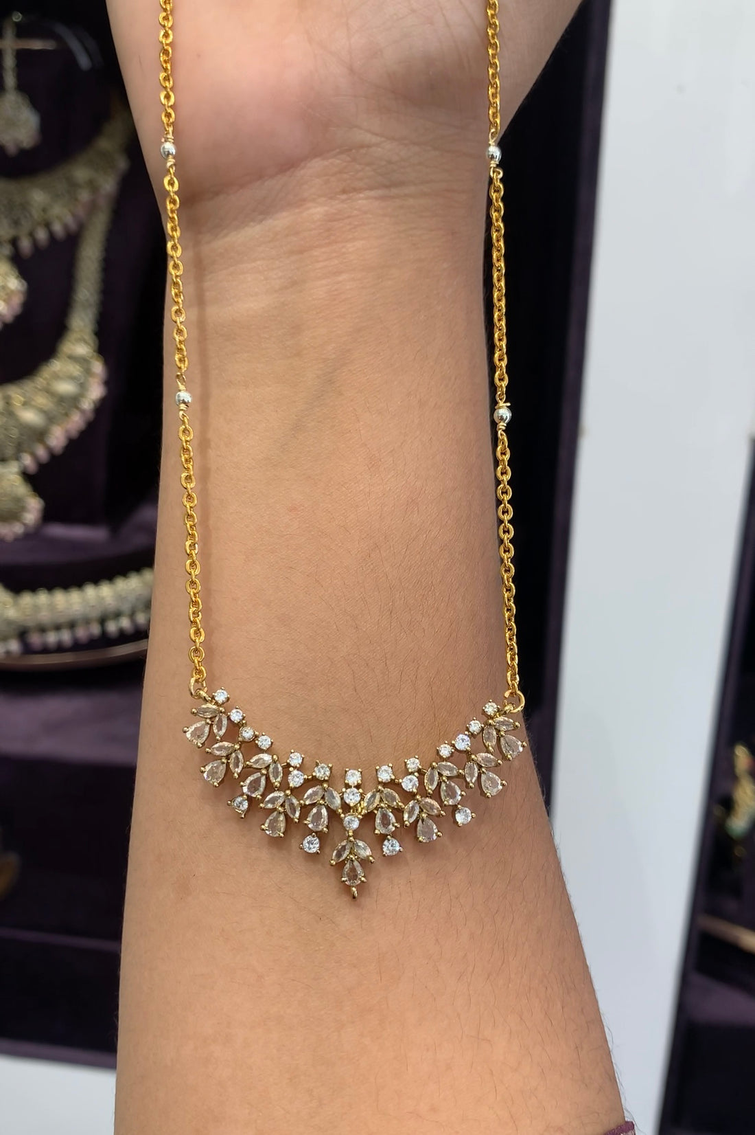 Beautiful locket set with Chain