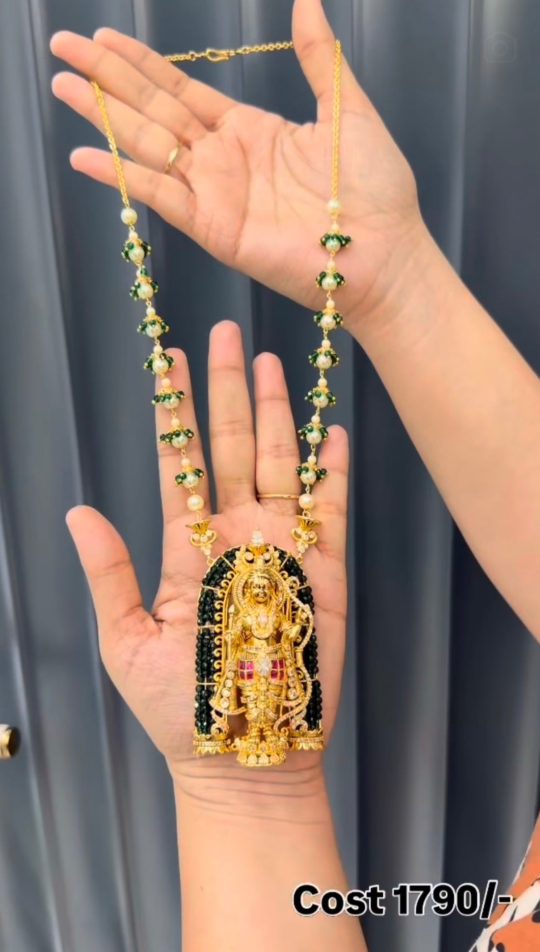 Beautiful Lord Rama Locket with stylish chain