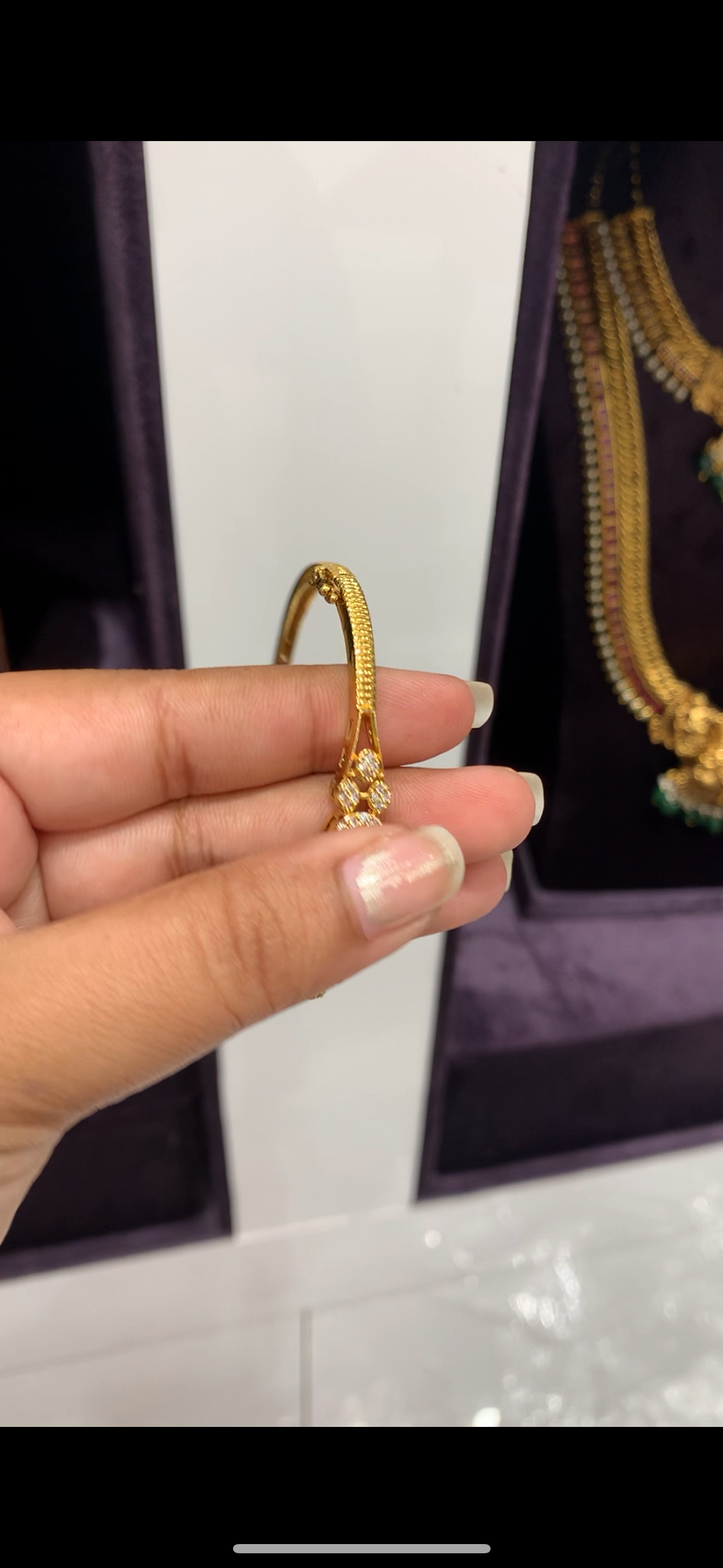 Beautiful kada bracelet open type