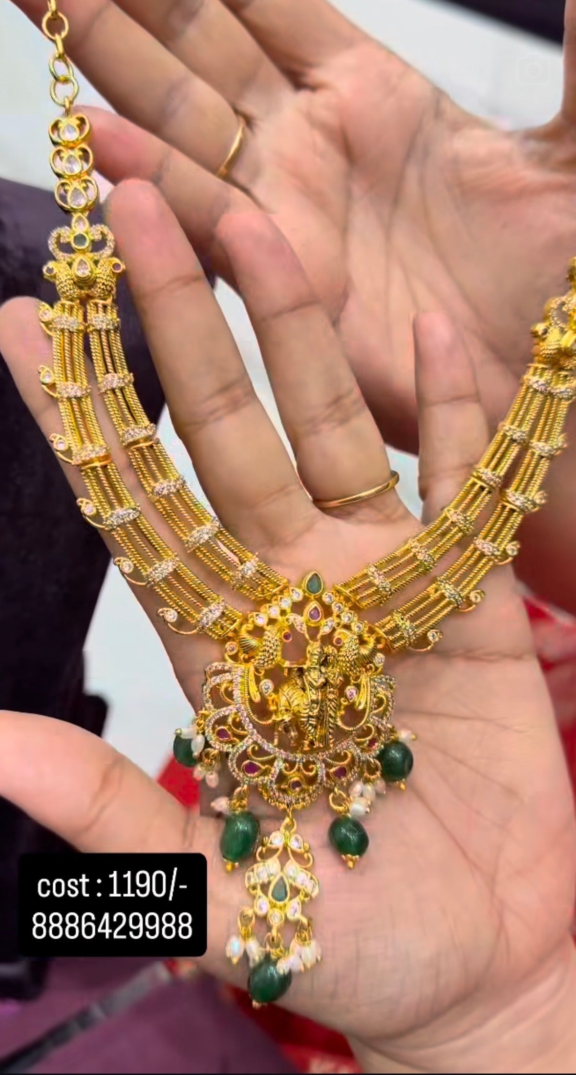 Beautiful radhakrishna necklace