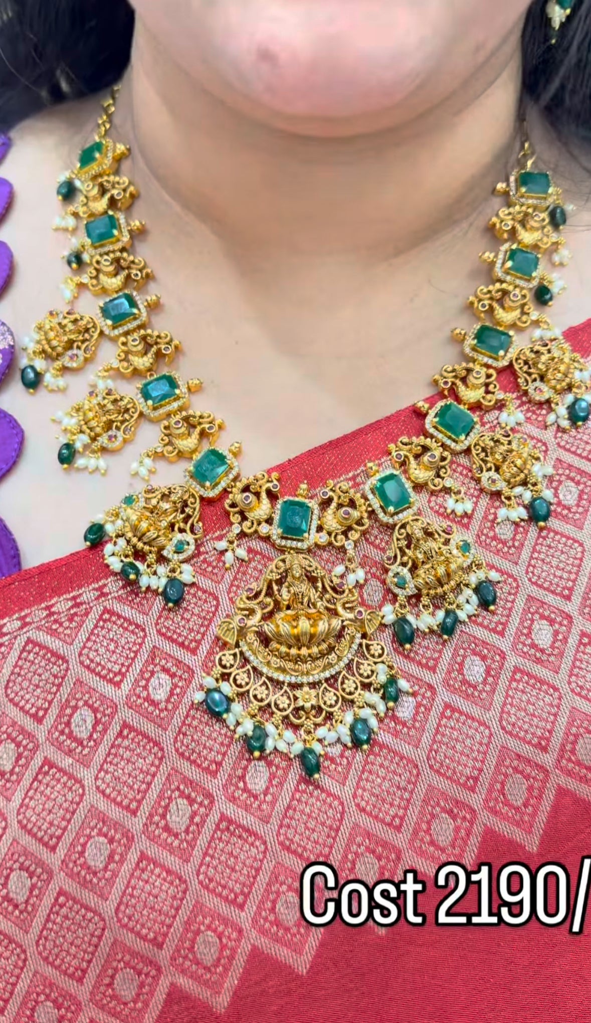 Beautiful nakshi necklace