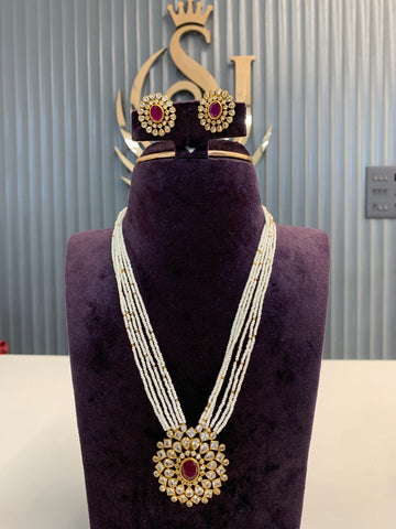 Premium beads set with earrings