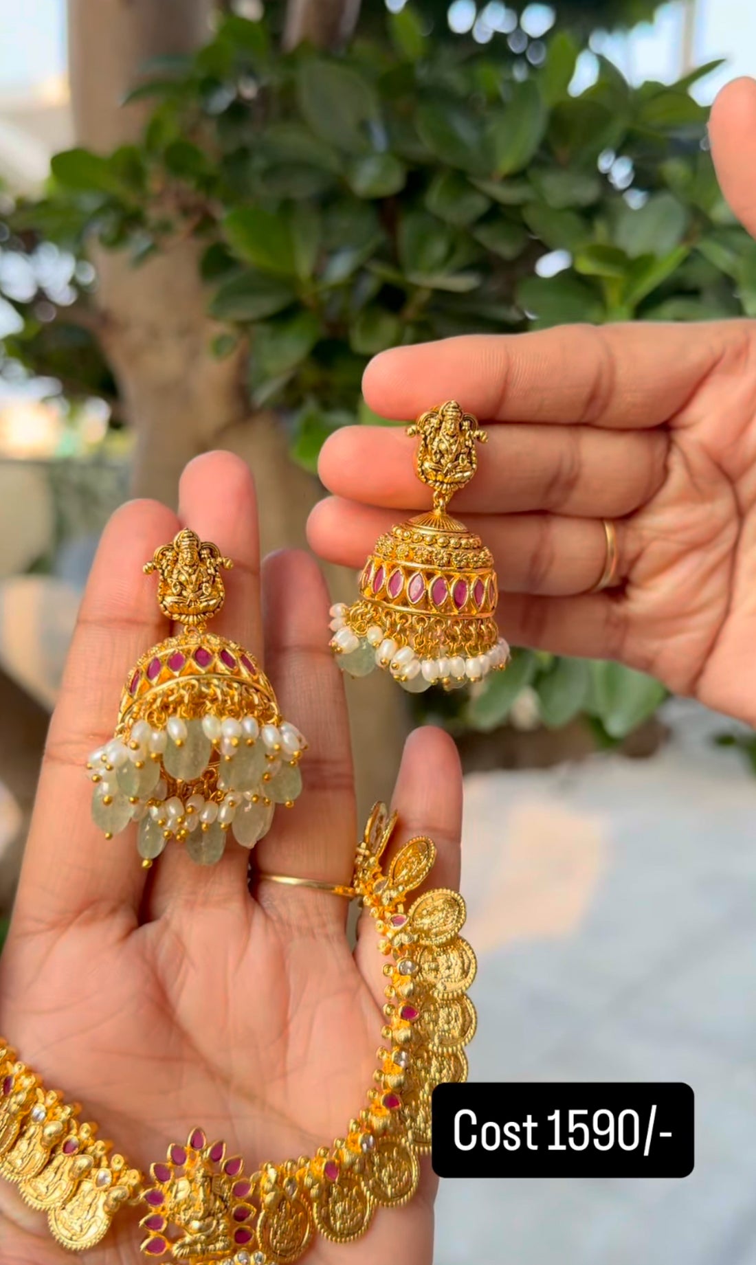 Beautiful nakshi necklace