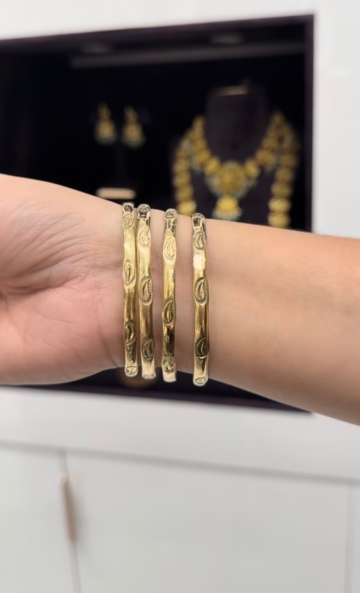 Beautiful Panchaloham Bangles set of 4